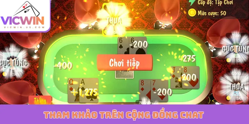 Tham khảo trên cộng đồng chat