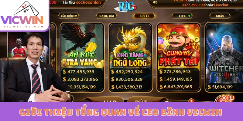 Giới thiệu tổng quan về CEO Bình VICWIN