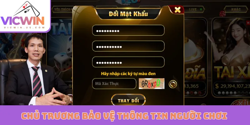 Chủ trương bảo vệ thông tin người chơi