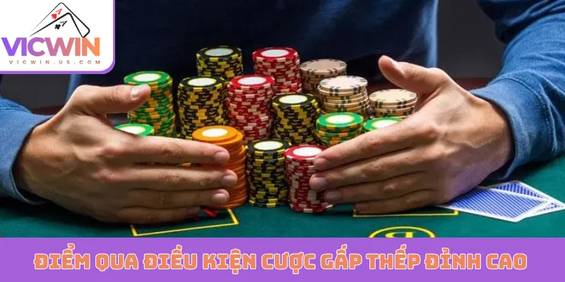 Điểm qua điều kiện cược gấp thếp đỉnh cao